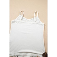 White Solid Color Sheer Mesh Patchwork Short Sleeve Top - S thumbnail