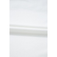 White Sequin Stripes Patchwork Mardi Gras Crew Neck T Shirt - M thumbnail