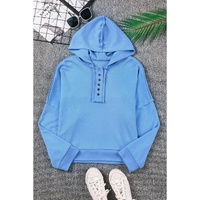 Azura Exchange Button Trim Hoodie - M thumbnail
