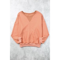 Azura Exchange Kangaroo Pocket Drop Shoulder Sweatshirt - XL thumbnail