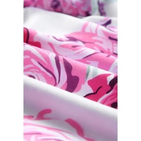 Azura Exchange Floral Print Cold Shoulder Hoodie - L thumbnail