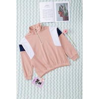 Azura Exchange Patch Bicep Quarter Zip Sweatshirt - L thumbnail