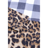 Azura Exchange Patchwork Cowl Neck Sweatshirt - L thumbnail