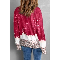 Azura Exchange Leopard Bleached Pullover Sweatshirt - M thumbnail
