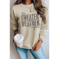 Azura Exchange Leopard Print Pullover Sweatshirt - S thumbnail