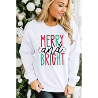 Azura Exchange Merry and Bright Long Sleeve Graphic Sweatshirt - XL thumbnail