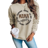 Azura Exchange MAMA Needs All Day Everyday Letters Graphic Sweatshirt - S thumbnail