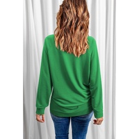 Azura Exchange Lucky Clover Heart Graphic Sweatshirt - M thumbnail