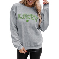 Azura Exchange Clover Embroidered Pullover Sweatshirt - S thumbnail