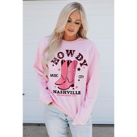 Azura Exchange NASHVILLE Vintage Western Sweatshirt - L thumbnail