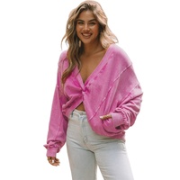 Azura Exchange Twist Open Back Oversized Sweatshirt - L thumbnail