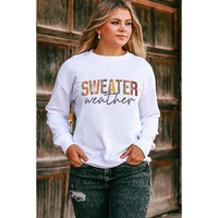 Azura Exchange Sweater Weather Monogram Sweatshirt - S thumbnail