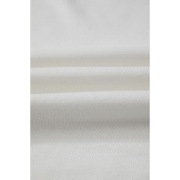 White Fleece Lined Kangaroo Pocket Drawstring Chunky Hoodie - S thumbnail