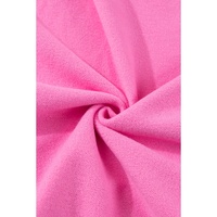 Bonbon Solid Fleece Lined Drop Shoulder High Low Sweatshirt - 2XL thumbnail
