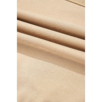 Parchment Star Patchwork Exposed Seam Oversized Sweatshirt - L thumbnail