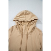 Parchment Zipped Pocket Cozy Drawstring Hoodie - 2XL thumbnail