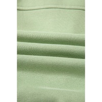 Smoke Green Quarter Zip Stand Neck Kangaroo Pocket Sweatshirt - L thumbnail