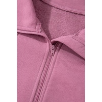 Valerian Quarter Zip Stand Neck Kangaroo Pocket Sweatshirt - L thumbnail