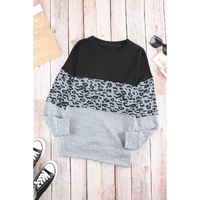 Azura Exchange Contrast Stitching Colorblock Sweatshirt - M thumbnail