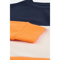 Azura Exchange Colorblock Sweatshirt with Contrast Stitching and Slits - 2XL thumbnail