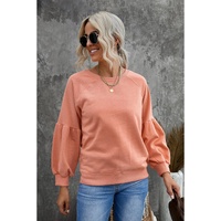 Azura Exchange Patchwork Sleeve Pullover Sweatshirt - L thumbnail