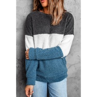 Azura Exchange Colorblock Plush Sweatshirt - XL thumbnail