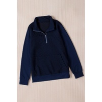 Azura Exchange Luxury Waffle Zip Up Sweatshirt - M thumbnail