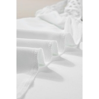 White Bohemian Crochet Patchwork Sleeveless Tunic - S thumbnail