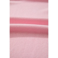 Pink Floral Print Knitted Open Front Loose Cardigan - S thumbnail
