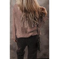 Goat Cut Out Textured Knit Buttoned Cardigan - L thumbnail