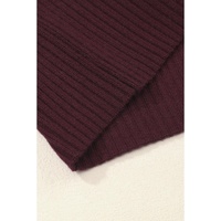 Mineral Red Patch Pocket Ribbed Knit Short Sleeve Sweater - XL thumbnail