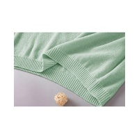 Moonlight Jade Multi Crochet Flower Knit Short Sleeve Sweater Top - XL thumbnail