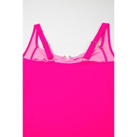 Bonbon Ruched Tummy Control Tankini 2pcs Swimsuit - M thumbnail