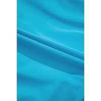 Light Blue Crossover Colorblock Cutout One Piece Swimsuit - XL thumbnail