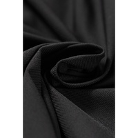 Black Pocketed Wide Waistband Swim Shorts - M thumbnail