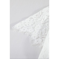 Azura Exchange White Blue Fill Your Heart Lace Maxi Dress - 2XL thumbnail