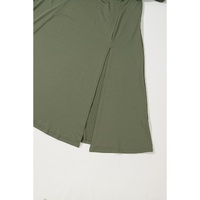 Four Leaf Clover Sleeveless Scoop Neck Flared Split Midi Dress - L thumbnail