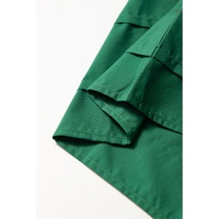 Green Stripe Woven Ruffled Sleeveless Mini Dress - XL thumbnail