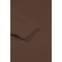 Dark Brown Ultra Loose Textured 2pcs Slouchy Outfit - M thumbnail