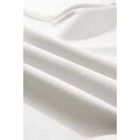 White Ricrac Trim Tank Top Elastic Waist Shorts Set - M thumbnail