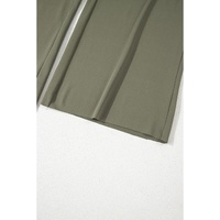 Seagrass Raw Hem Loose Tee and Wide Leg Pants Set - L thumbnail