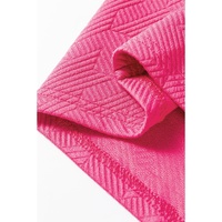 Rose Red Textured Puff Sleeve Top and Pants Set - M thumbnail