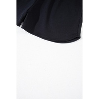 Black Sequined COFFEE Loose Fit Sweatshirt and Shorts Set - L thumbnail