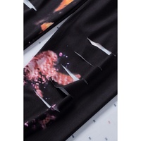 Azura Exchange Tie Dye Hollow Out Fitness Leggings - L thumbnail