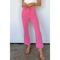 Azura Exchange Flare Leg Raw Hem Jeans - 14 US thumbnail