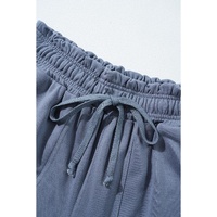 Wild Wind Mineral Wash Multi Pockets Lace-up Waist Harem Pants - XL thumbnail