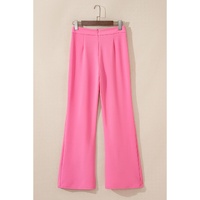 Sachet Pink High Waist Central Seam Flared Pants - S thumbnail
