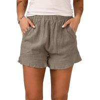 Azura Exchange High Waist Pocketed Ruffle Shorts - M thumbnail