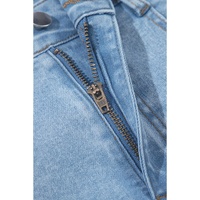 Myosotis Bubble Hem Denim Mini Skirt - L thumbnail