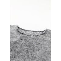 Azura Exchange Tiered Denim Top - M thumbnail